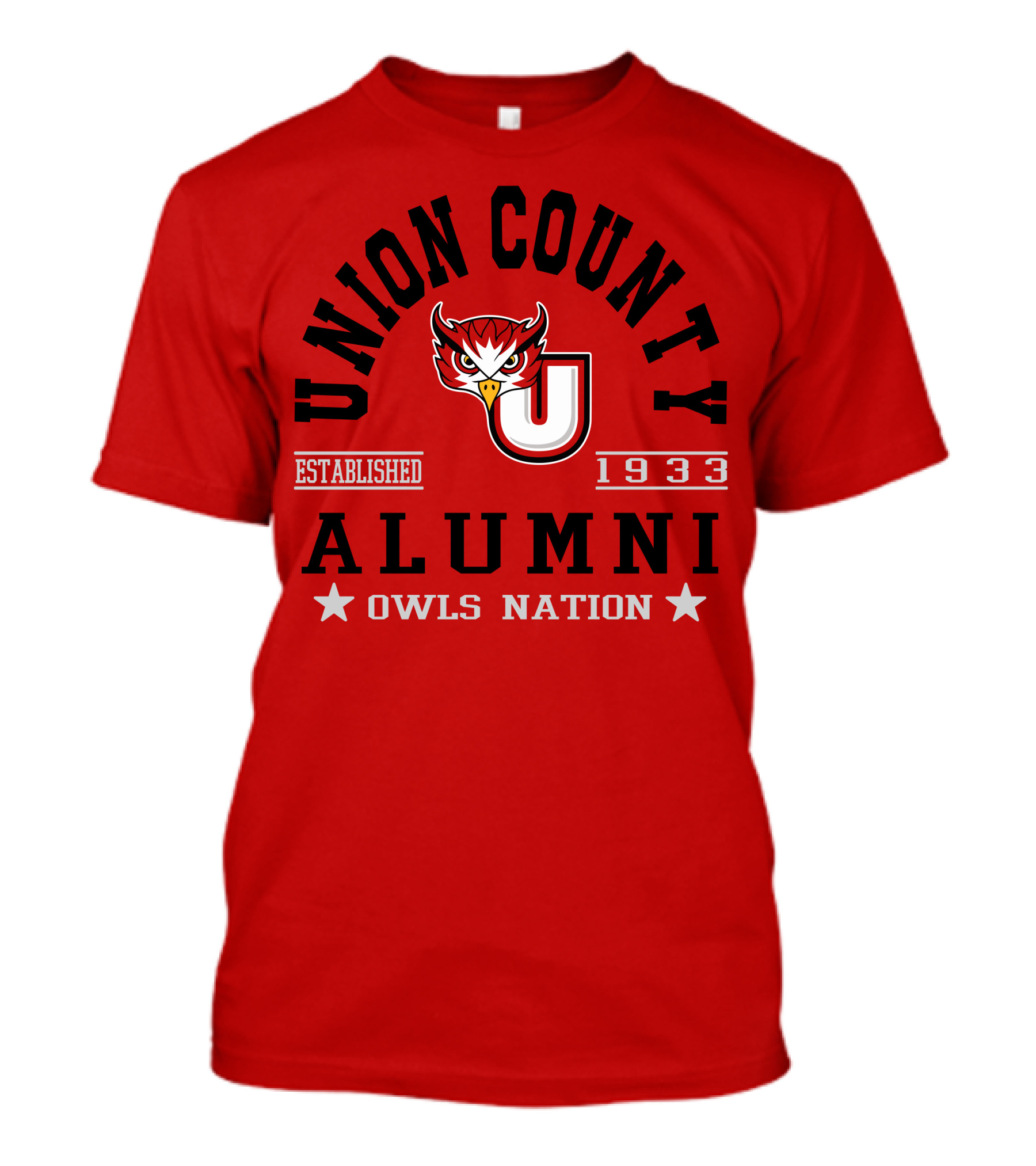 Union County Alumni Owls Nation Established 1933 T-Shirt