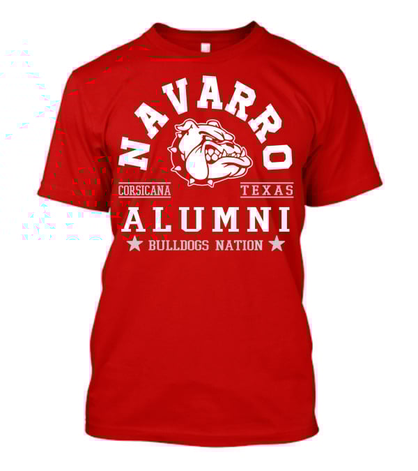 Navarro Corsicana Texas Alumni Bulldogs Nation T-Shirt