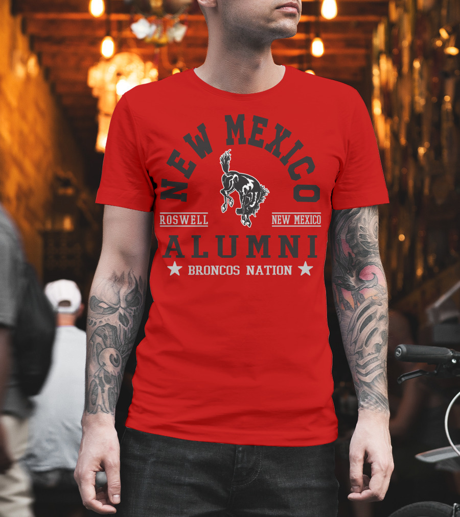 New Mexico Alumni Roswell Broncos Nation T-Shirt