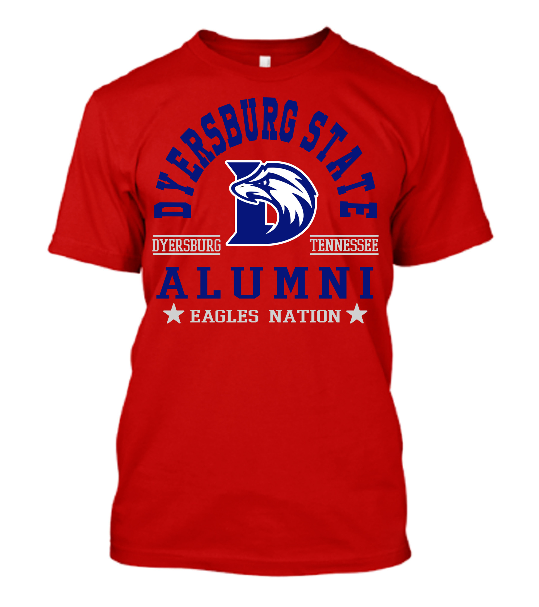 Dyersburg State Alumni Eagles Nation Tennessee T-Shirt