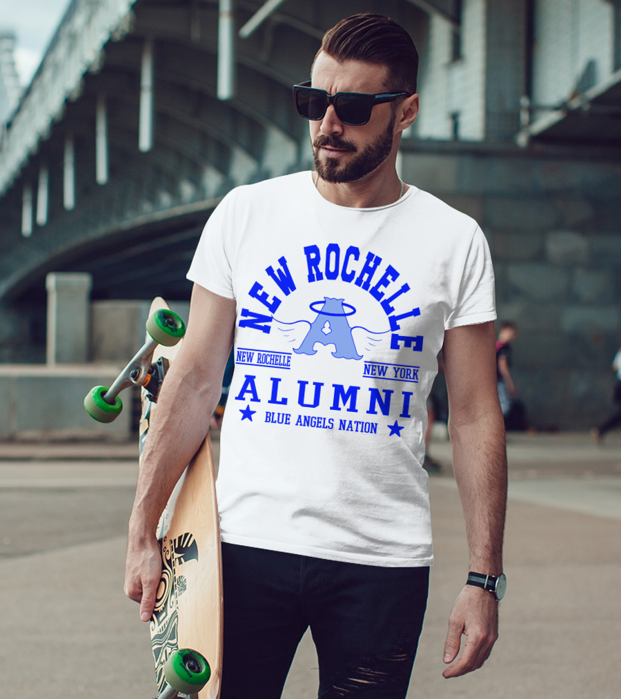 New Rochelle Alumni Blue Angels Nation New York T-Shirt