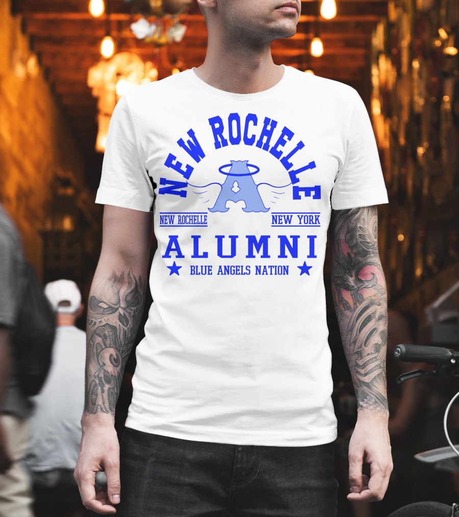 New Rochelle Alumni Blue Angels Nation New York T-Shirt