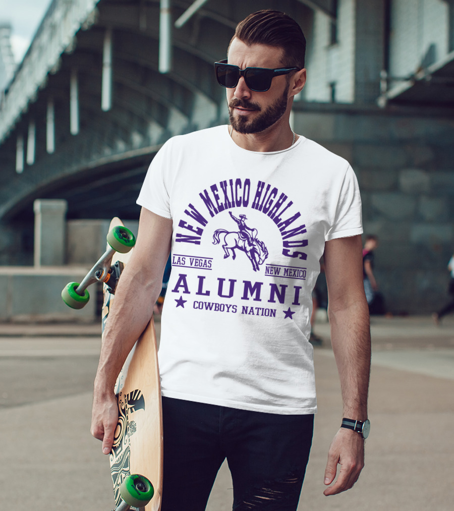 New Mexico Highlands University Alumni Cowboys Nation Las Vegas New Mexico T-Shirt