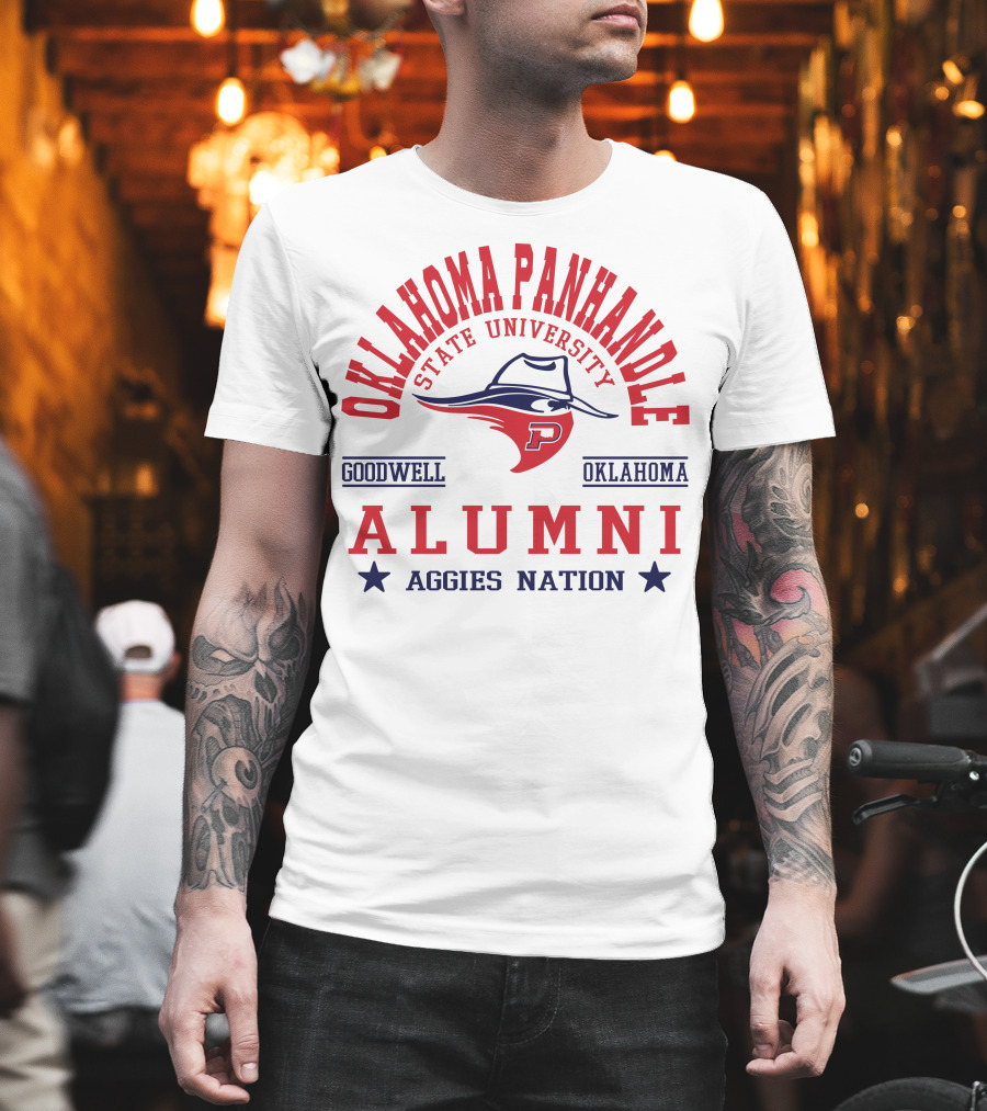 Oklahoma Panhandle State University Alumni Aggies Nation Goodwell Oklahoma T-Shirt