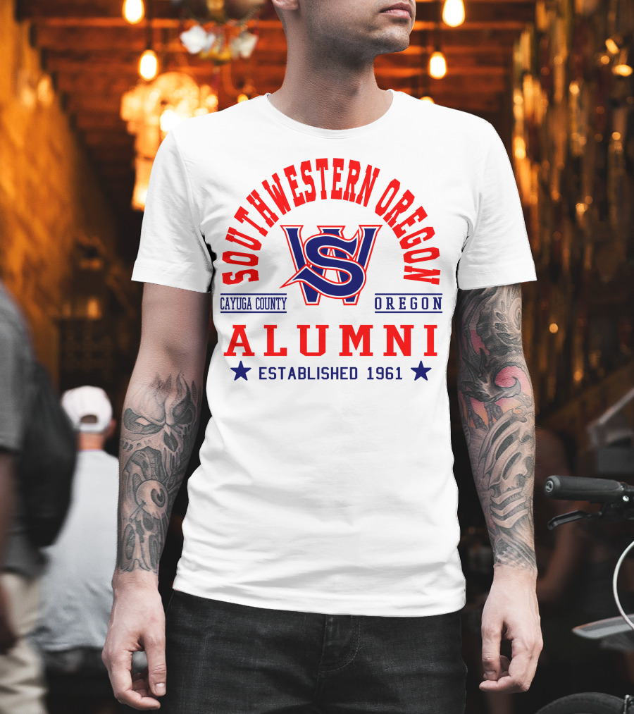 Southwestern Oregon Alumni Cayuga County Established 1961 T-Shirt