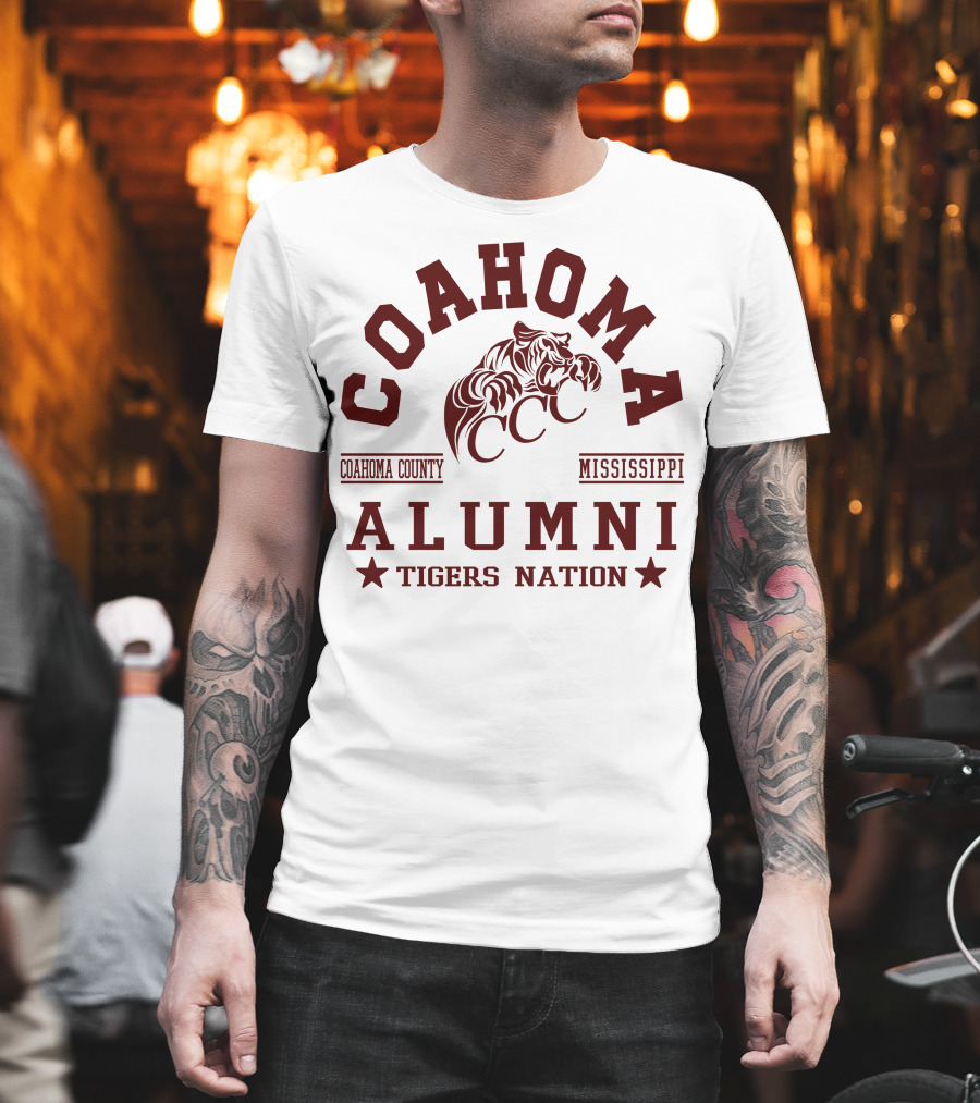 Coahoma County Mississippi Alumni Tigers Nation CCC T-Shirt