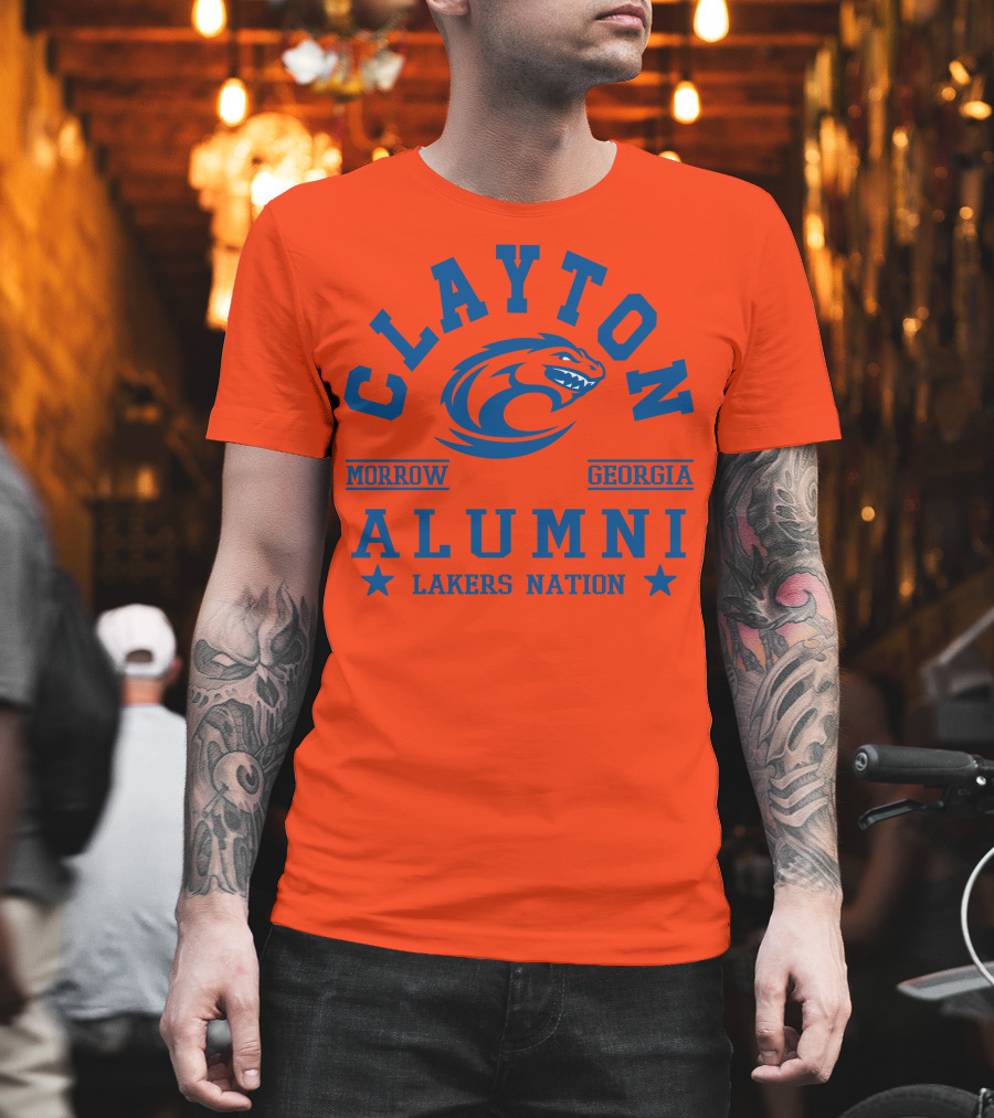 Clayton Morrow Georgia Alumni Lakers Nation T-Shirt