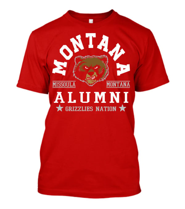 Montana Alumni Missoula Grizzlies Nation Bear T-Shirt