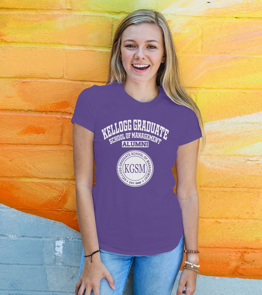 Kellogg Graduate School Of Management Alumni KGSM Est. 1908 T-Shirt