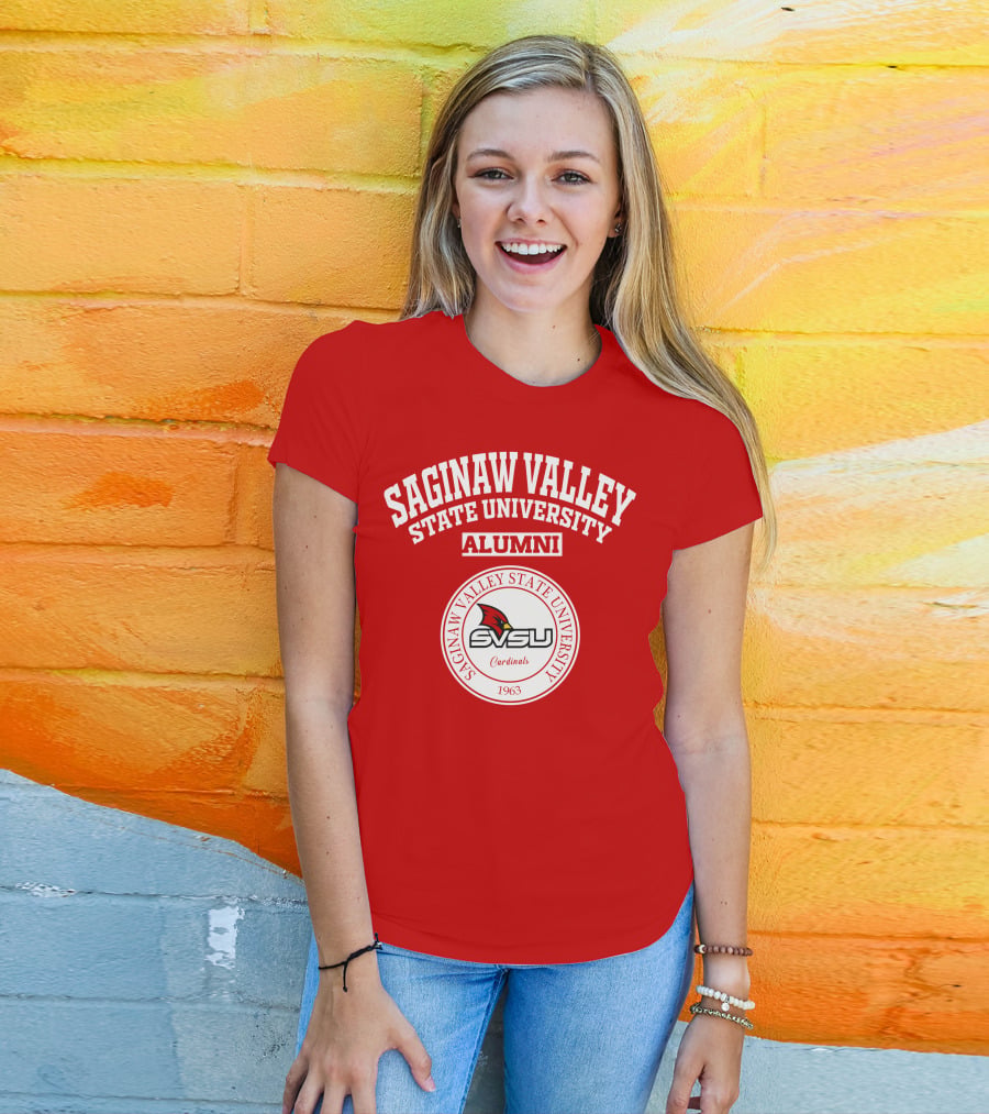 Saginaw Valley State University Alumni SVSU Cardinals 1963 T-Shirt