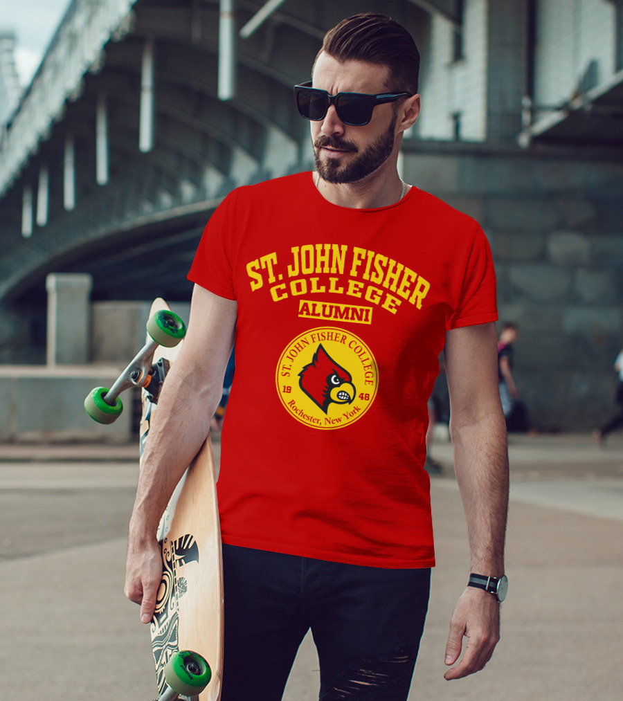 St. John Fisher College Alumni Cardinal Logo Rochester New York 1948 T-Shirt