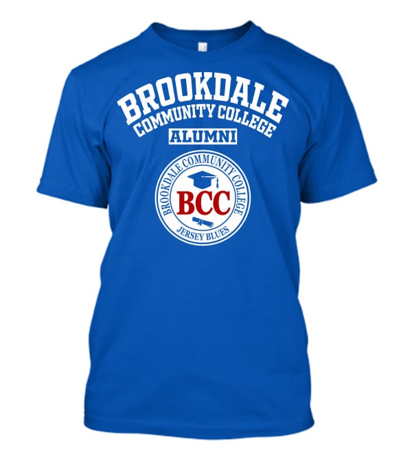 Brookdale Community College Alumni BCC Jersey Blues T-Shirt