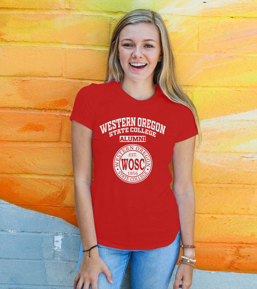 Western Oregon State College Alumni WOSC Est. 1856 T-Shirt