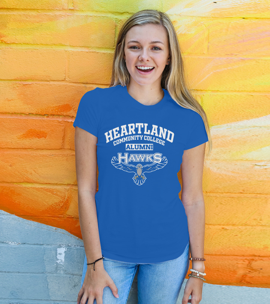 Heartland Community College Alumni Hawks T-Shirt