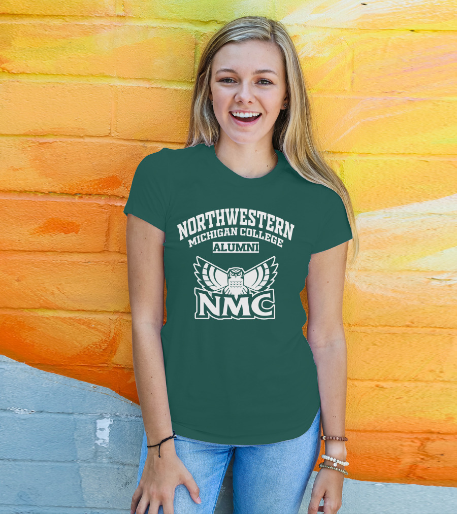 Northwestern Michigan College Alumni NMC Owl T-Shirt