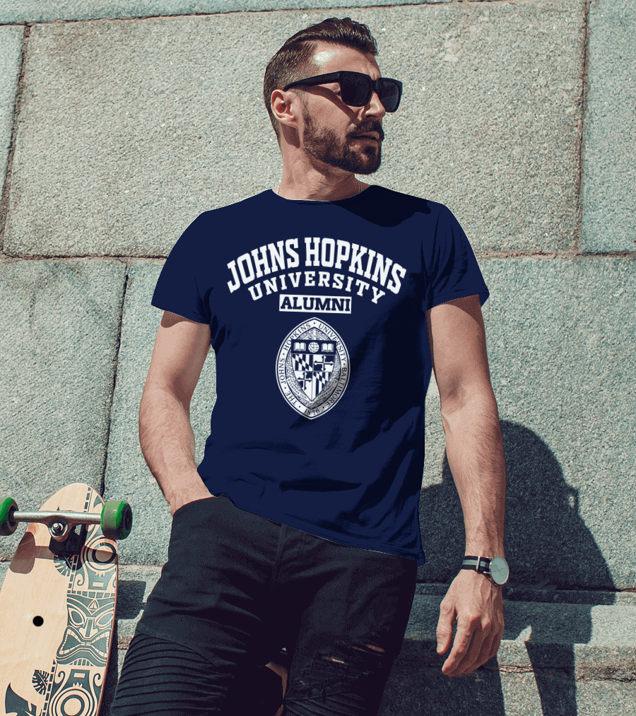Johns Hopkins University Alumni Seal Baltimore 1876 T-Shirt