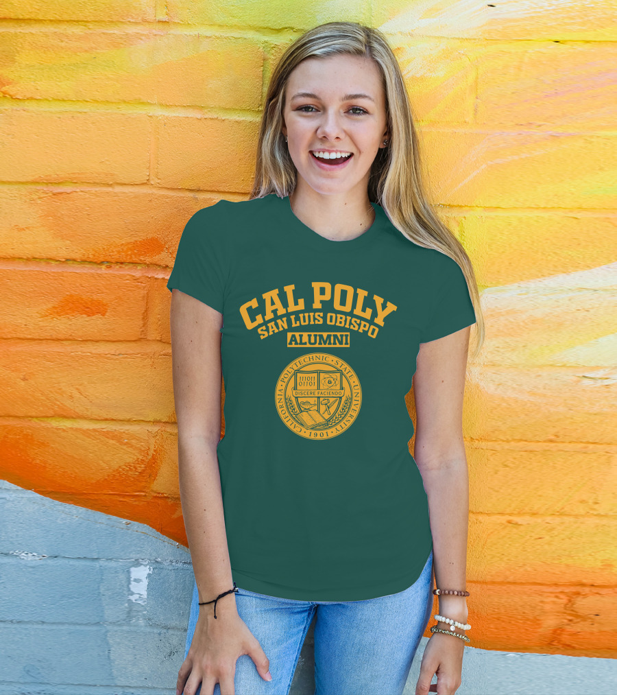 Cal Poly San Luis Obispo Alumni California Polytechnic State University Seal T-Shirt