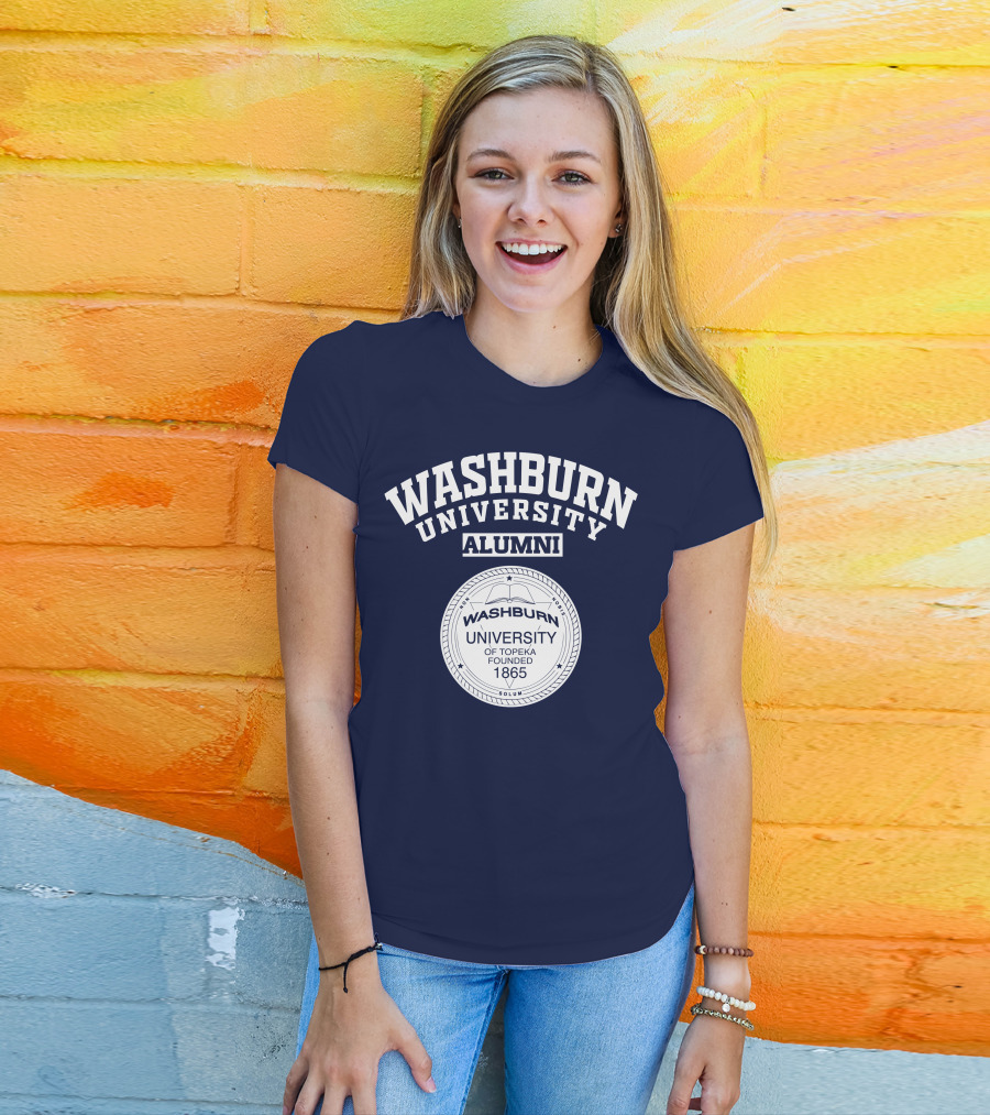 Washburn University Alumni University Of Topeka Founded 1865 T-Shirt