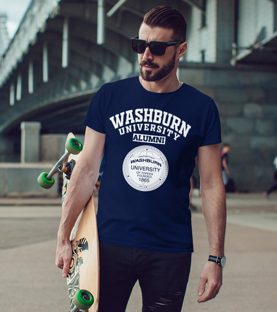 Washburn University Alumni University Of Topeka Founded 1865 T-Shirt