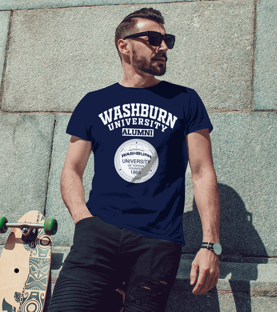 Washburn University Alumni University Of Topeka Founded 1865 T-Shirt