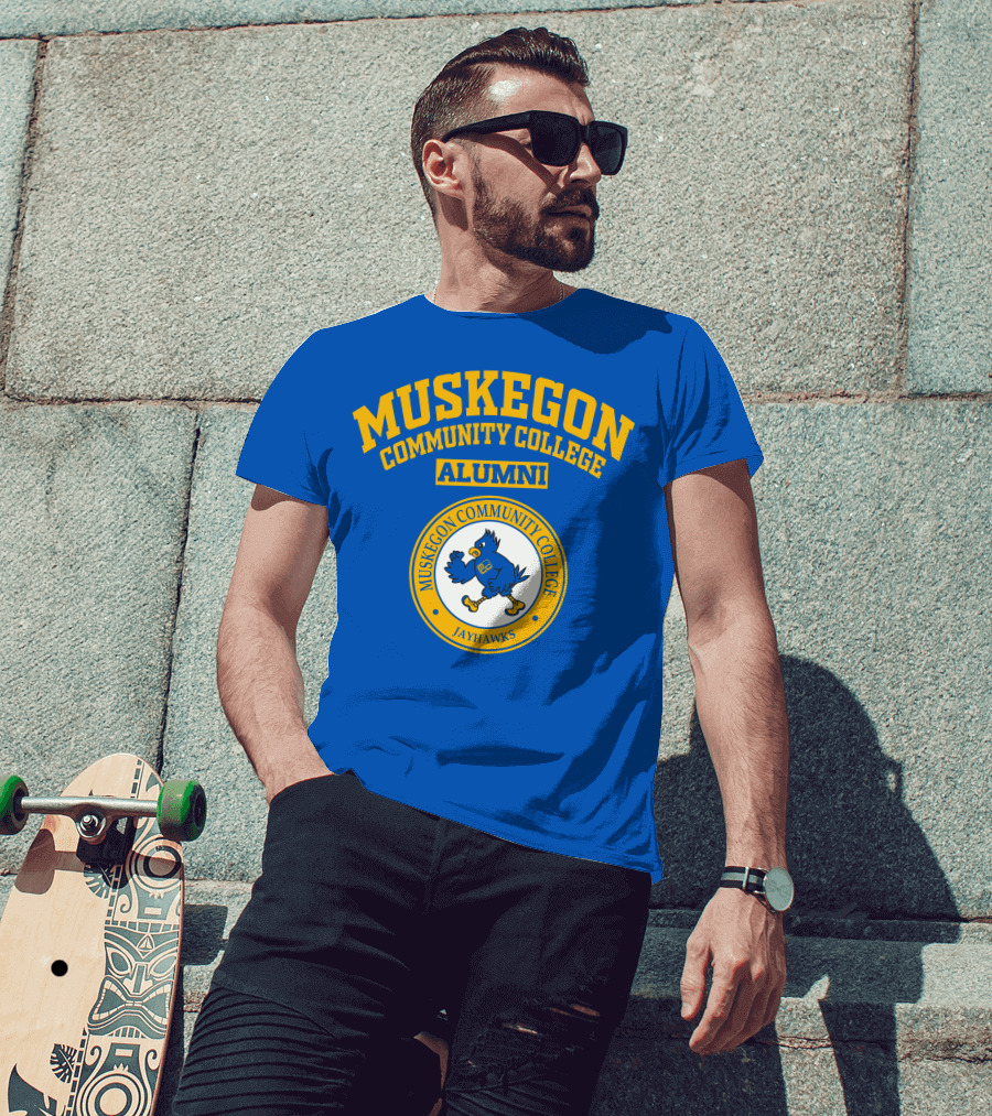 Muskegon Community College Alumni Jayhawks T-Shirt