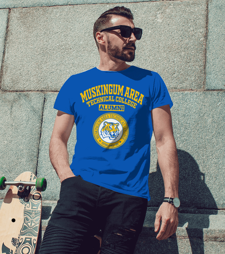 Muskingum Area Technical College Alumni Established 1969 Tiger T-Shirt