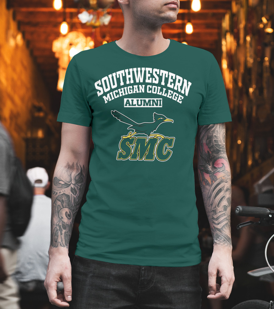 Southwestern Michigan College Alumni SMC Bird T-Shirt