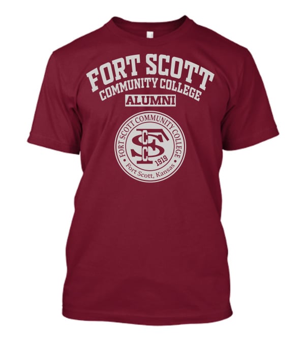 Fort Scott Community College Alumni 1919 Seal Fort Scott Kansas T-Shirt