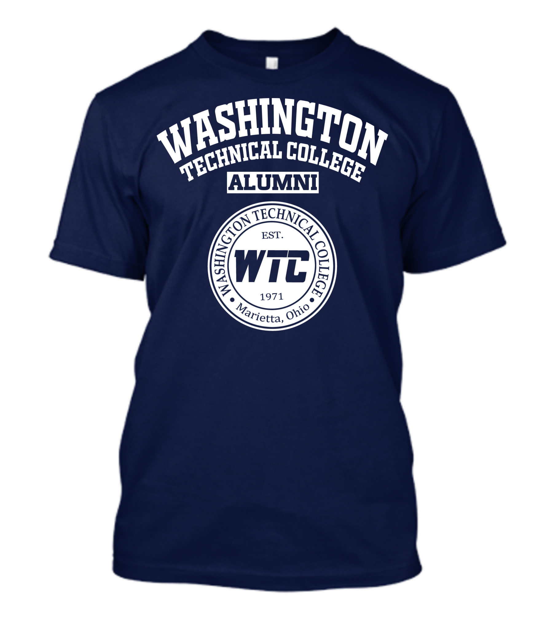 Washington Technical College Alumni WTC Marietta Ohio 1971 T-Shirt