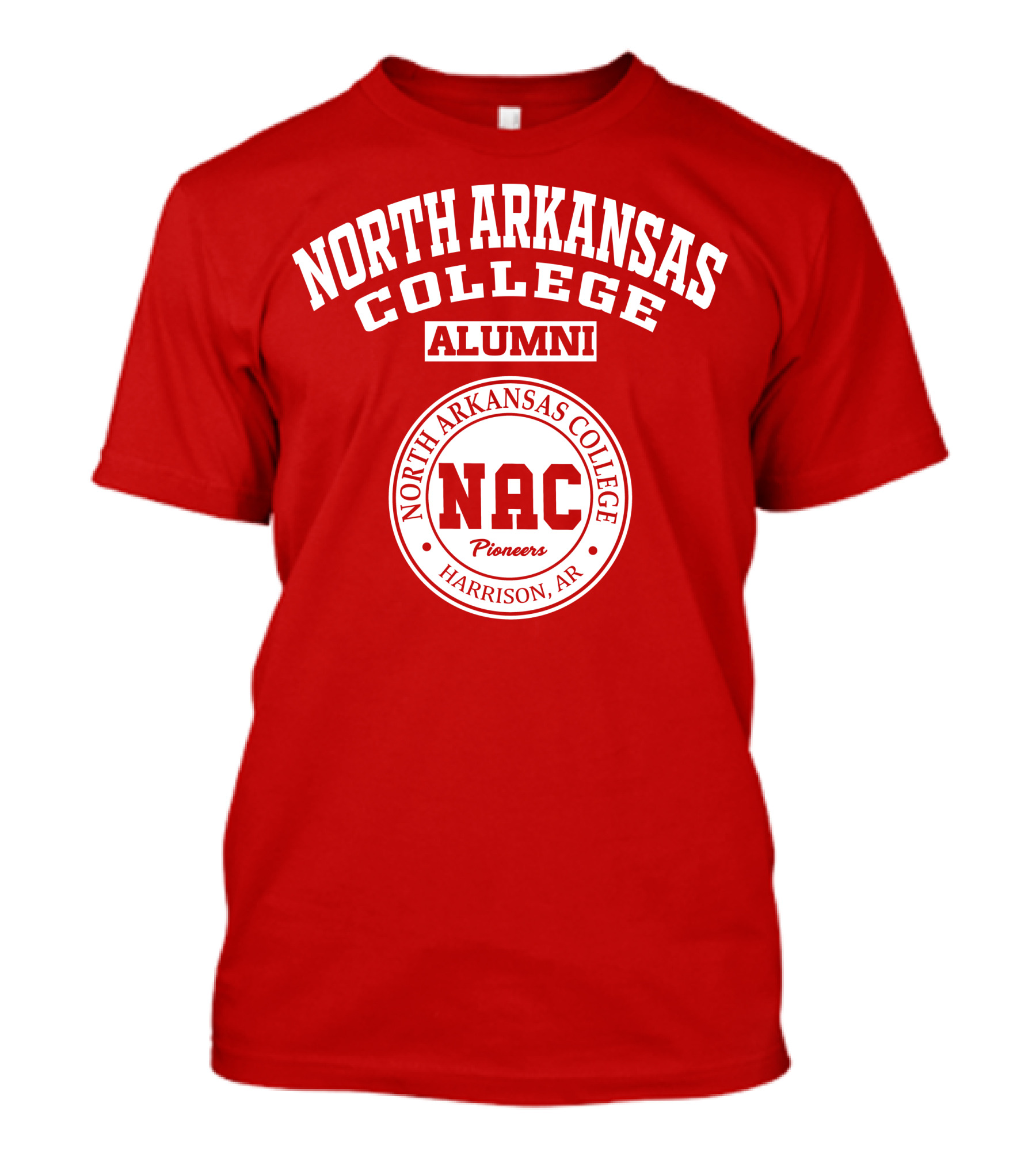 North Arkansas College Alumni NAC Pioneers Harrison AR T-Shirt