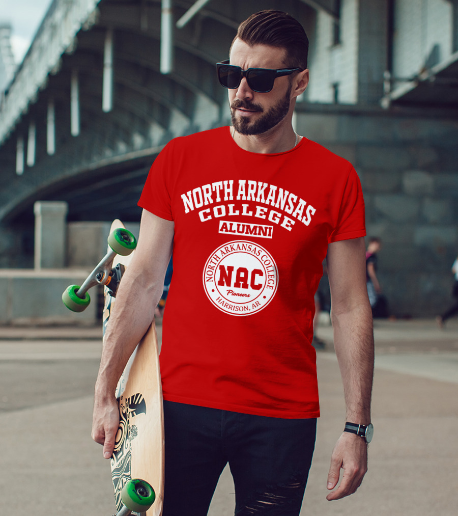 North Arkansas College Alumni NAC Pioneers Harrison AR T-Shirt