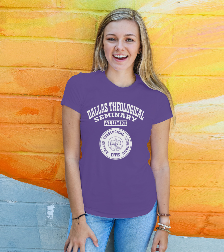 Dallas Theological Seminary Alumni Logo DTS 2 Tim 4:2 Kēruxon Ton Logon T-Shirt