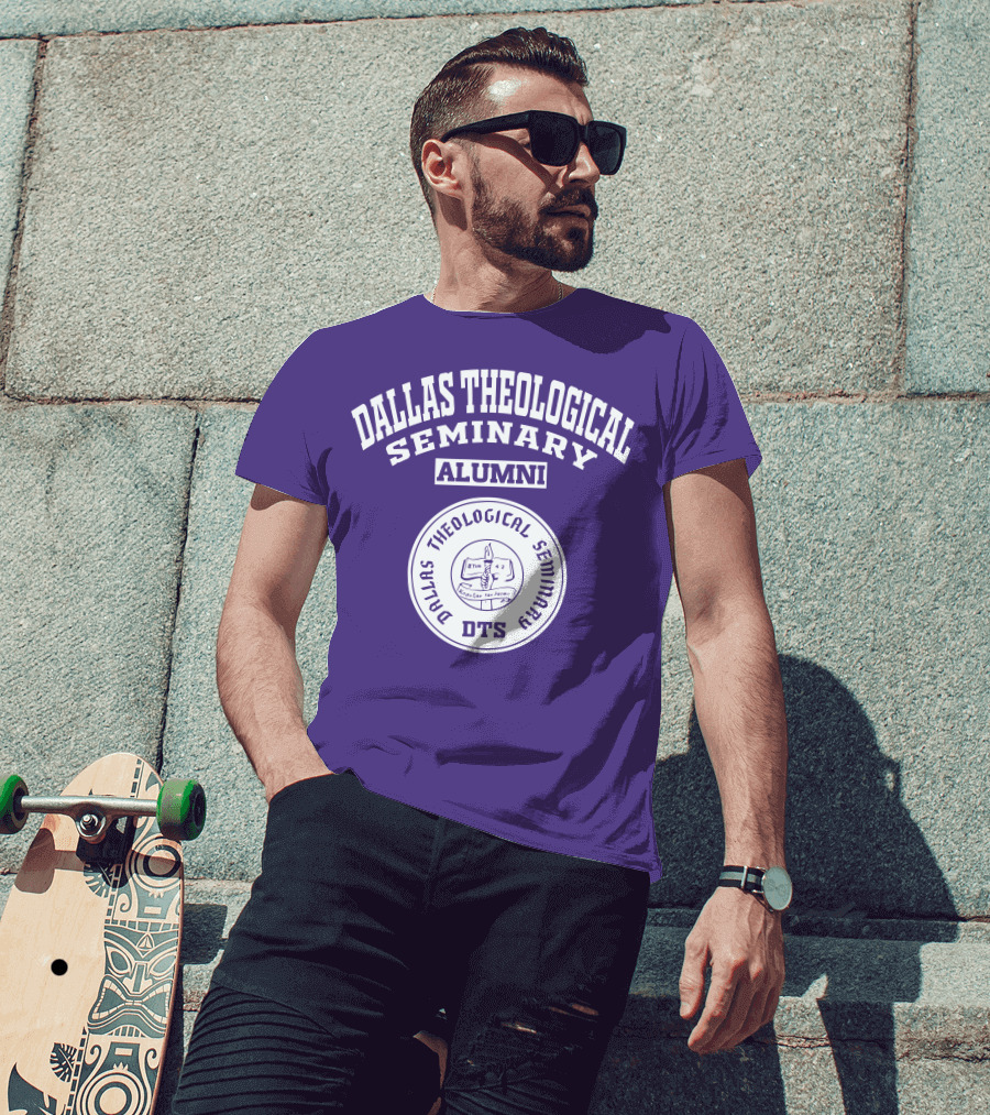Dallas Theological Seminary Alumni Logo DTS 2 Tim 4:2 Kēruxon Ton Logon T-Shirt