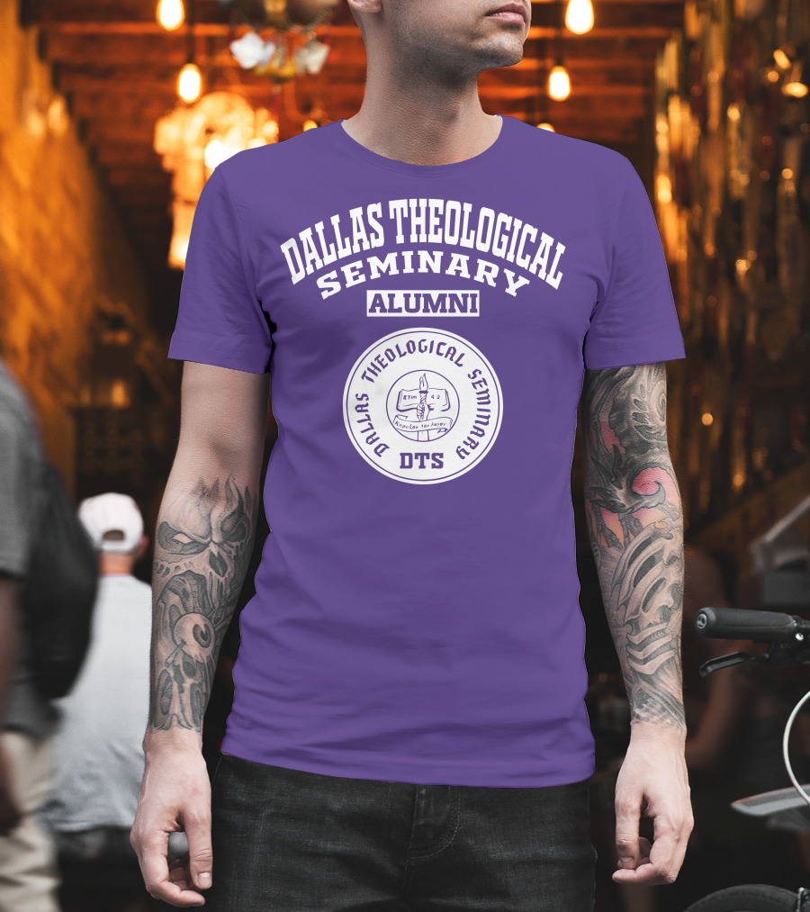 Dallas Theological Seminary Alumni Logo DTS 2 Tim 4:2 Kēruxon Ton Logon T-Shirt