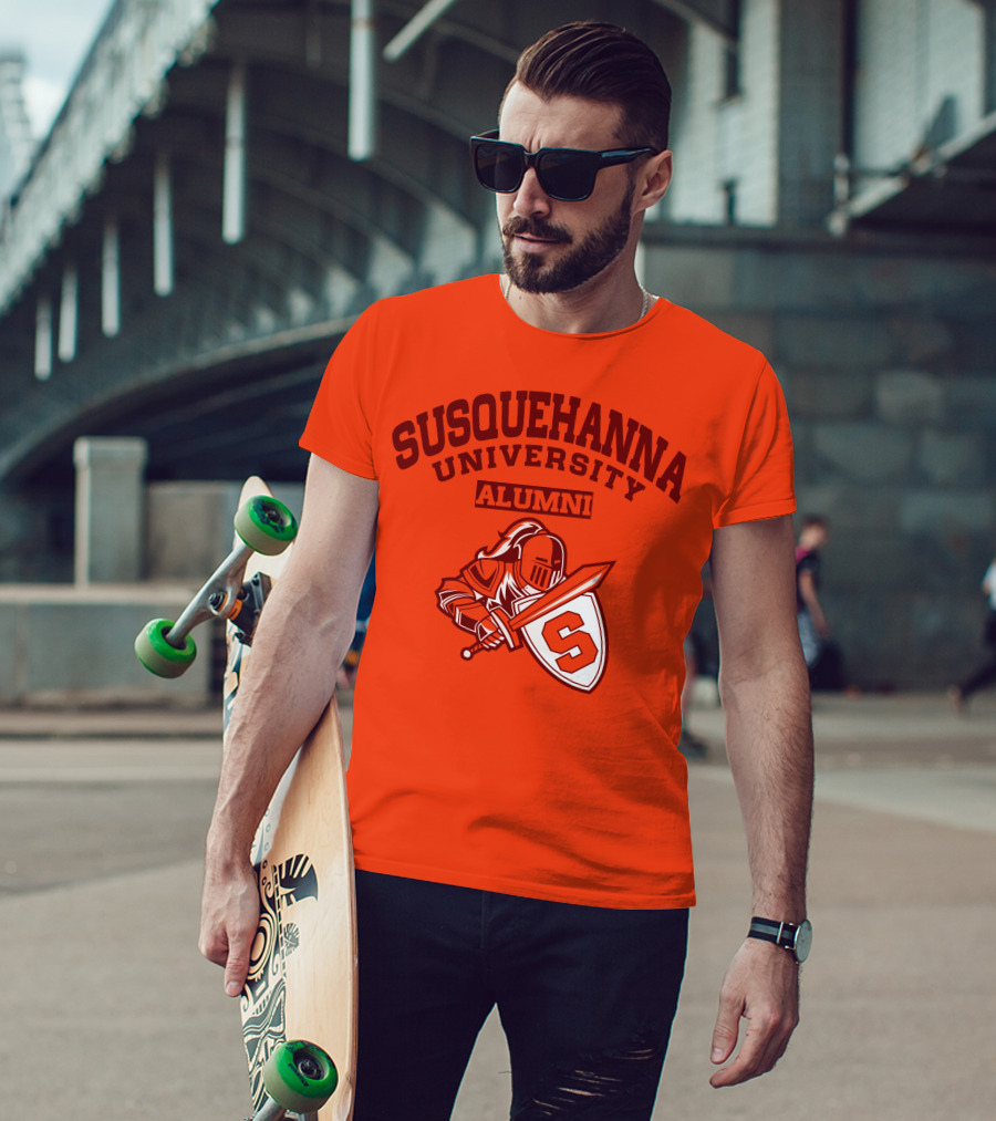 Susquehanna University Alumni Knight Shield S T-Shirt