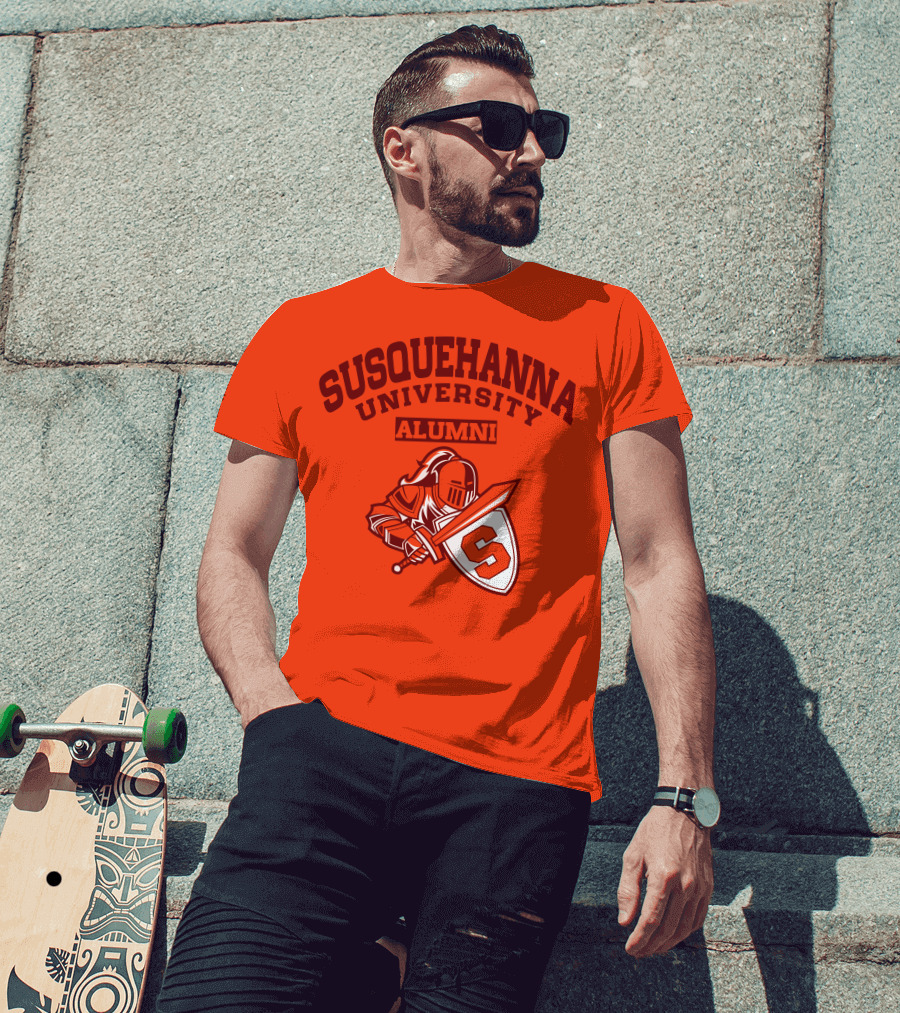 Susquehanna University Alumni Knight Shield S T-Shirt
