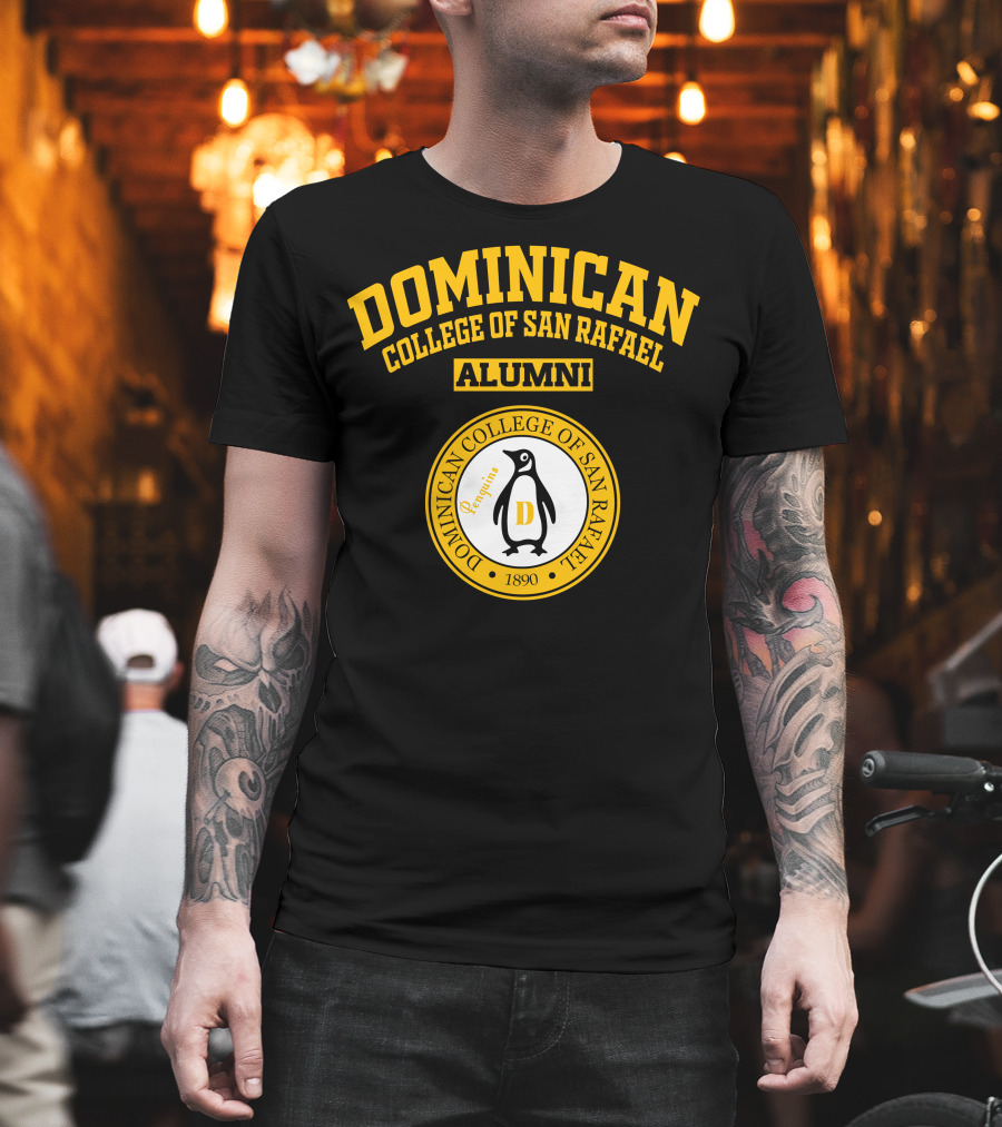 Dominican College of San Rafael Alumni 1890 Penguins T-Shirt