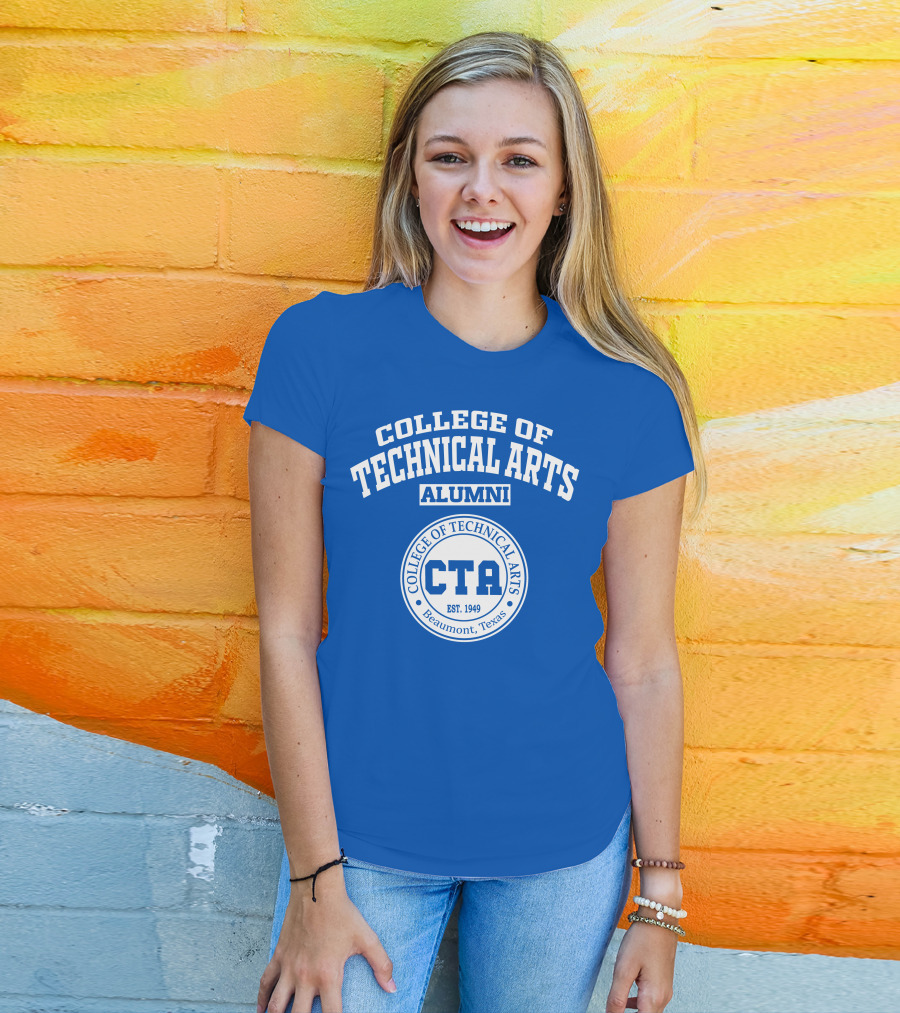 College Of Technical Arts CTA Alumni Est. 1949 Beaumont Texas T-Shirt