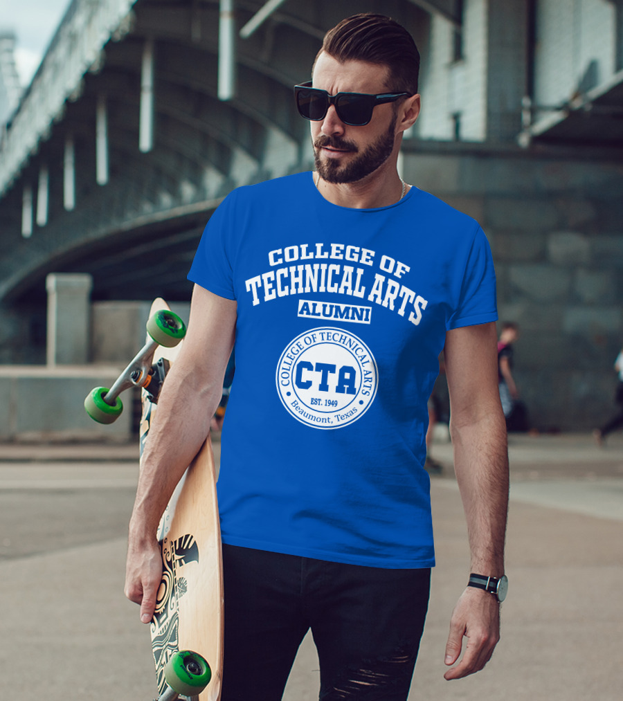 College Of Technical Arts CTA Alumni Est. 1949 Beaumont Texas T-Shirt