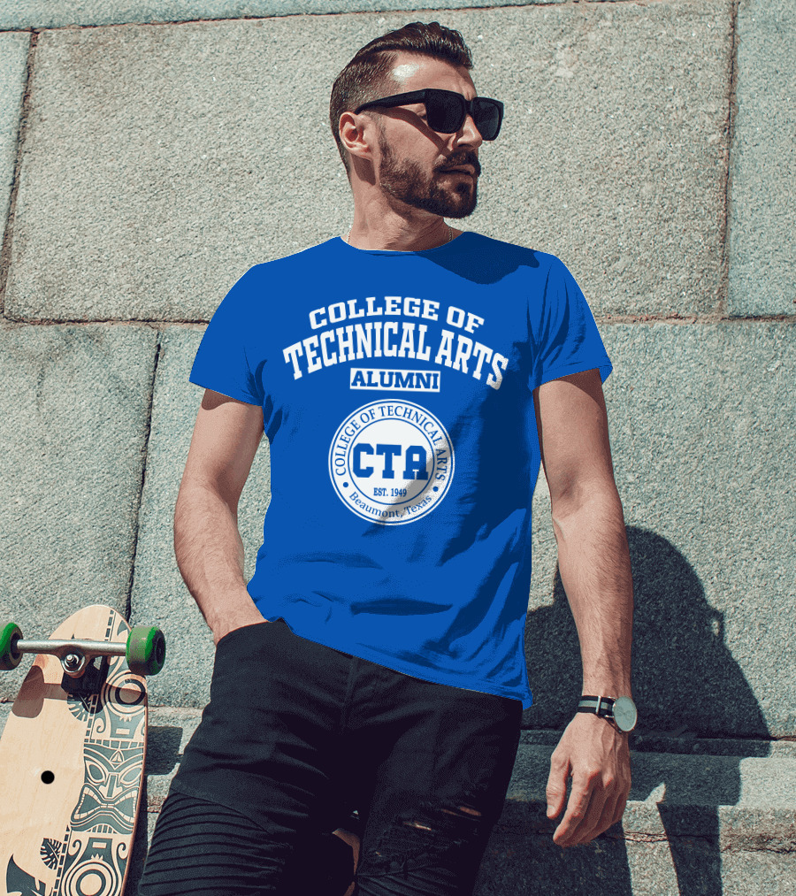 College Of Technical Arts CTA Alumni Est. 1949 Beaumont Texas T-Shirt