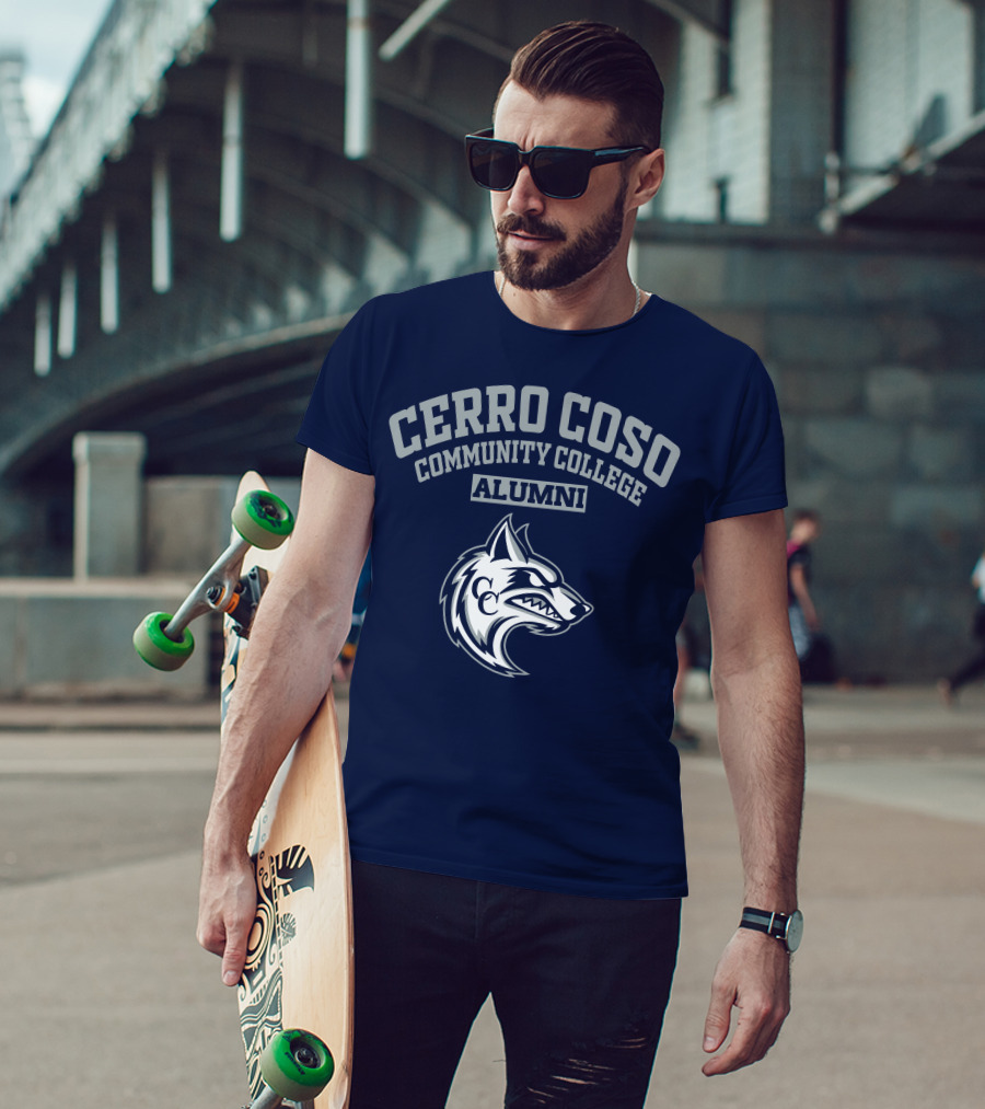 Cerro Coso Community College Alumni Wolf T-Shirt