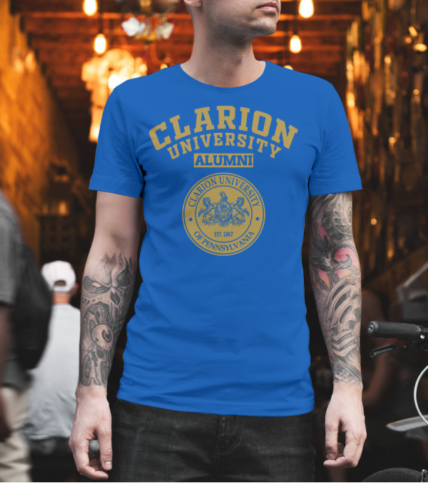 Clarion University of Pennsylvania Alumni EST. 1867 Seal T-Shirt Clarion University of Pennsylvania Alumni EST. 1867 Seal T-Shirt
