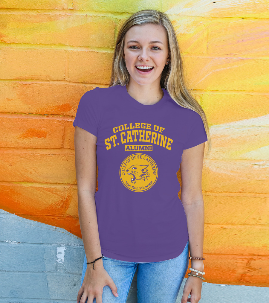 College Of St. Catherine Alumni Saint Paul Minnesota Wildcats T-Shirt
