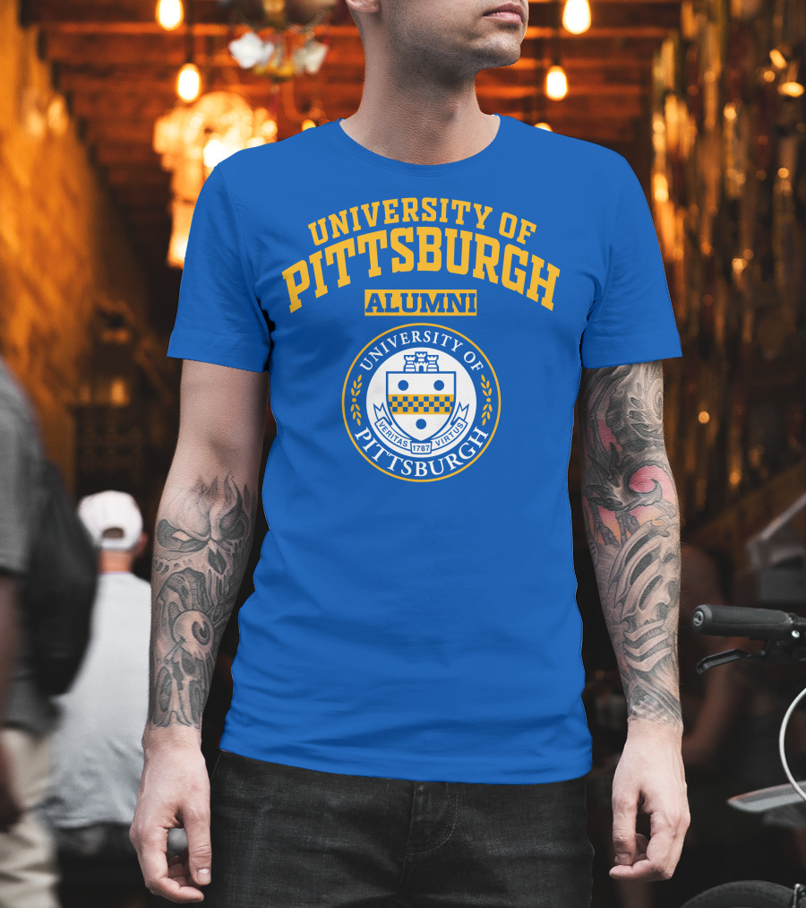 UNIVERSITY OF PITTSBURGH ALUMNI VERITAS 1787 VIRTUS T-Shirt