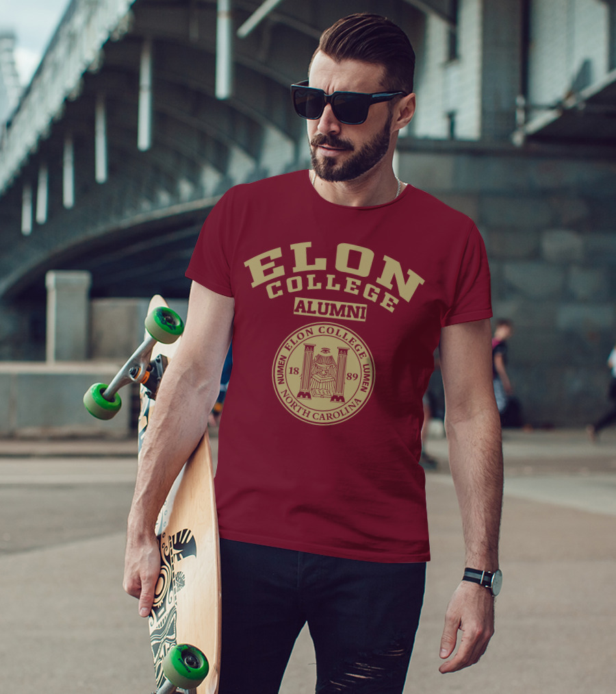 Elon College Alumni Numen Lumen 1889 North Carolina T-Shirt