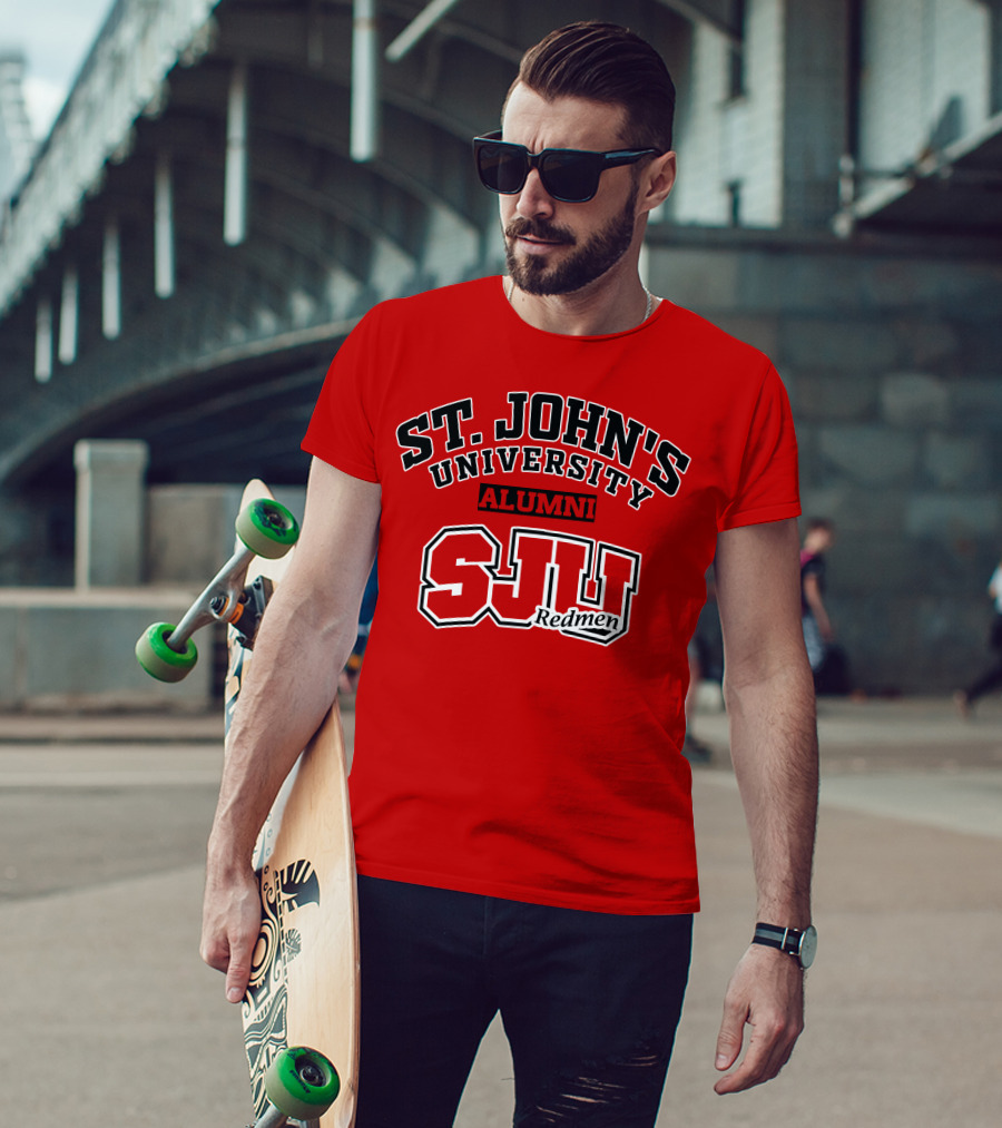 St John's University Alumni SJU Redmen T-Shirt