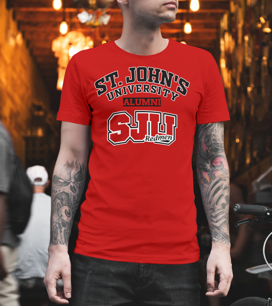 St John's University Alumni SJU Redmen T-Shirt