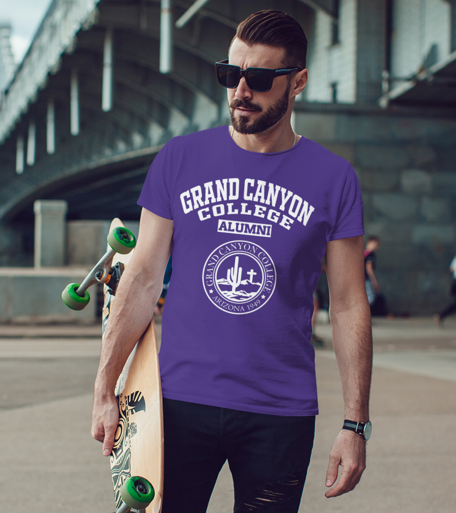 Grand Canyon College Alumni Arizona 1949 Cactus Cross Seal T-Shirt