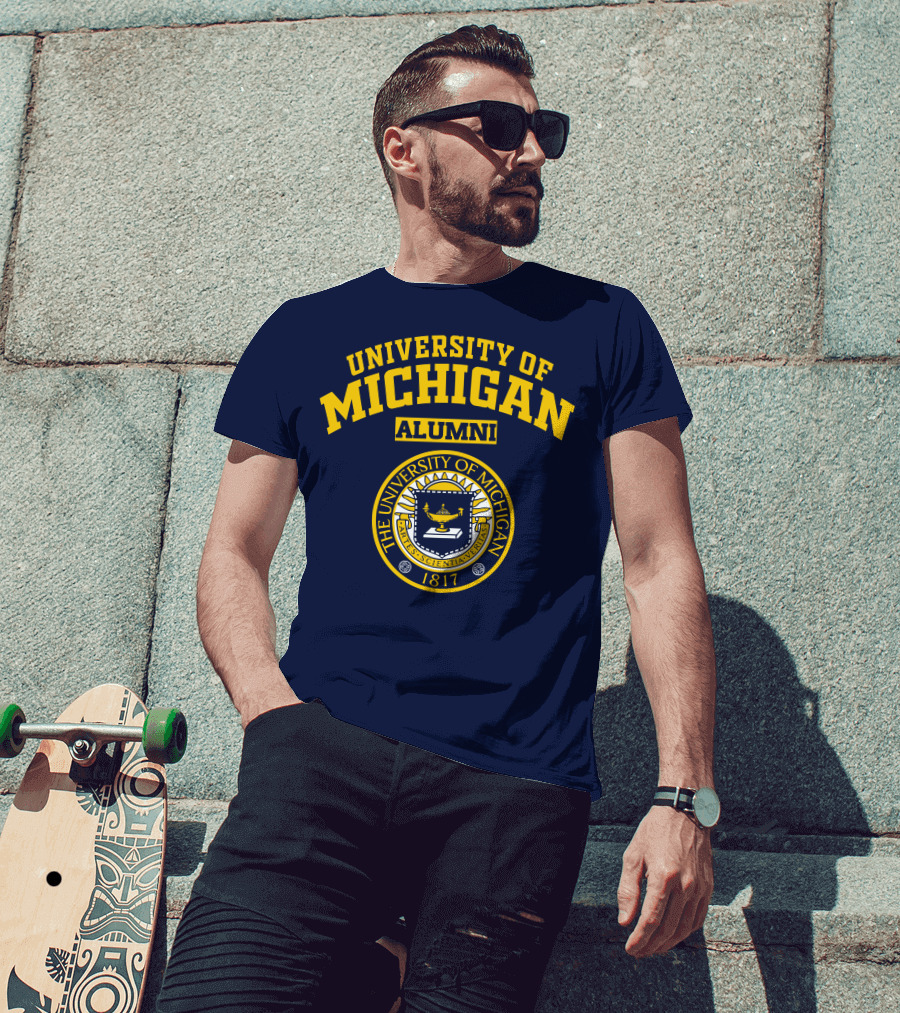 University Of Michigan Alumni 1817 Seal T-Shirt