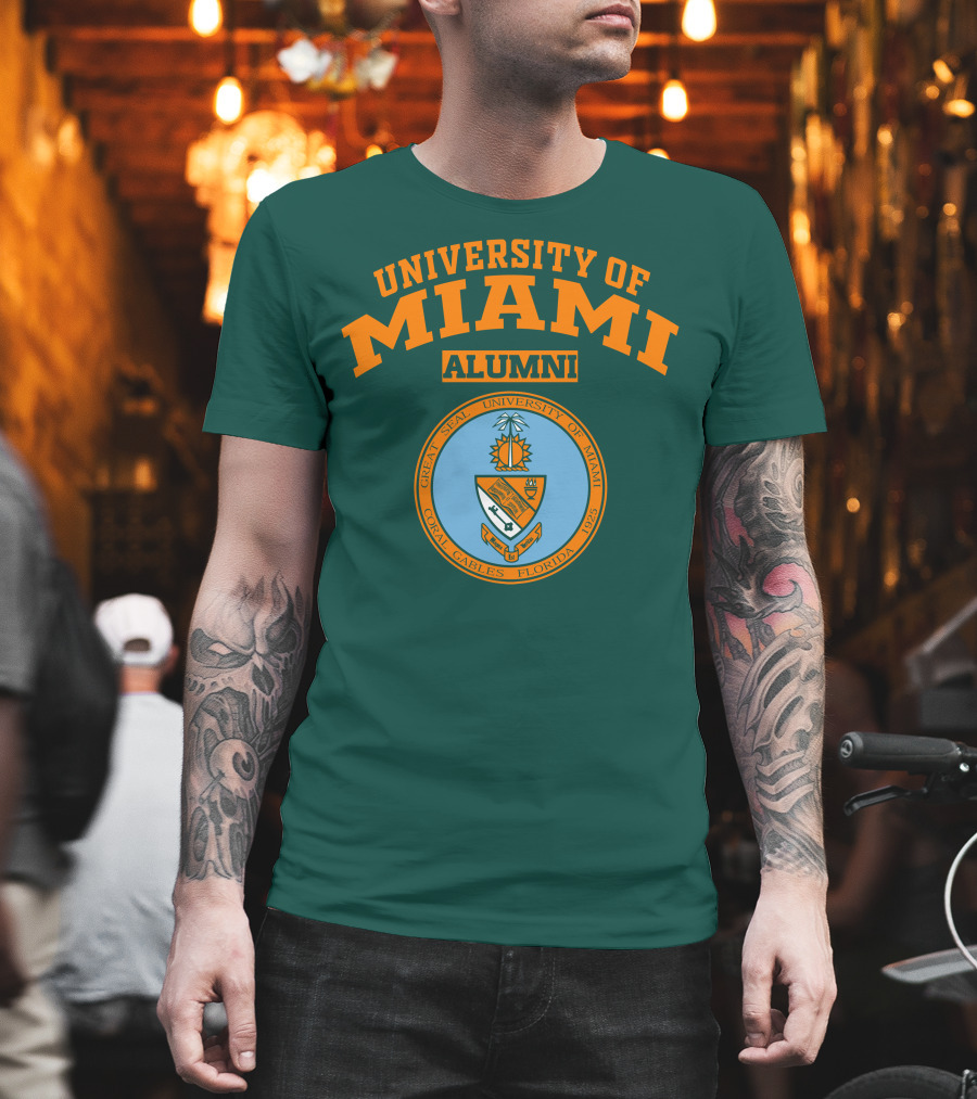 University of Miami Alumni Great Seal Coral Gables Florida 1925 T-Shirt
